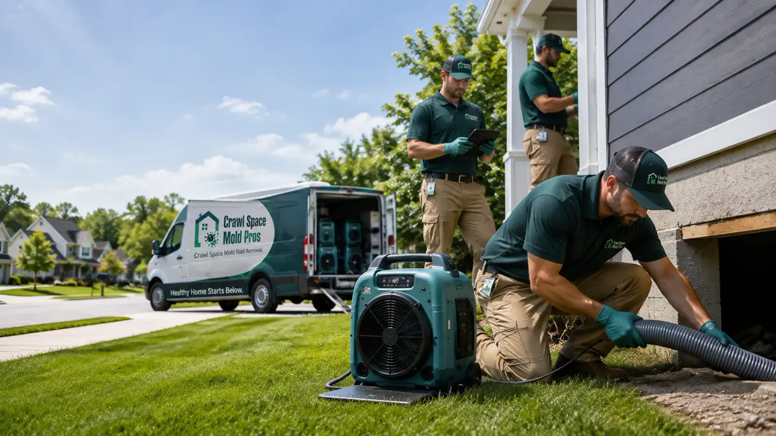 Crawl Space Mold Removal in Delphos, OH